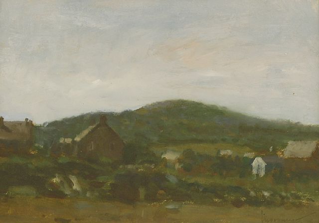 Ken Moroney, ‘A CORNISH LANDSCAPE’, Painting, Oil on paper, Sworders