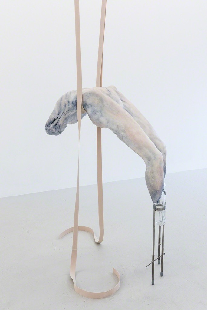 Installation view, 'Throat wanders down the blade..' at Annka Kultys Gallery, London, 2016 Photo: Annka Kultys Gallery (Damian Griffiths) Installation view, 'Throat wanders down the blade..' at Annka Kultys Gallery, London, 2016 Photo: Annka Kultys Gallery (Damian Griffiths)