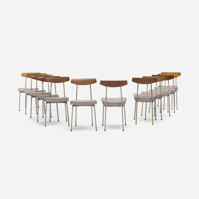 John & Sylvia Reid, ‘dining chairs, set of twelve’, 1959, Wright
