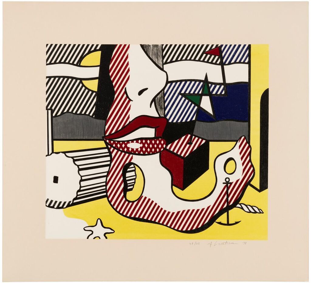 Roy Lichtenstein - A Bright Night, from Surrealist Series