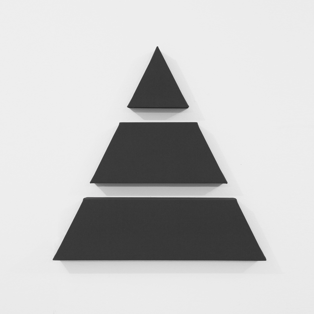 Alan Charlton, ‘Triangle in 3 Parts’, 2016, Painting, Acrylic on canvas, A arte Invernizzi