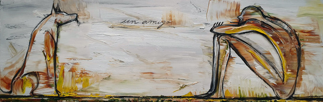 José Bedia, ‘Un amigo’, 2019, Galería Artizar