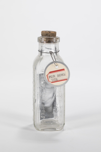 Don Joint, ‘Boys in a Bottle: For Home Use’, N/A, Photography, Assemblage with found objects & photograph, Childs Gallery