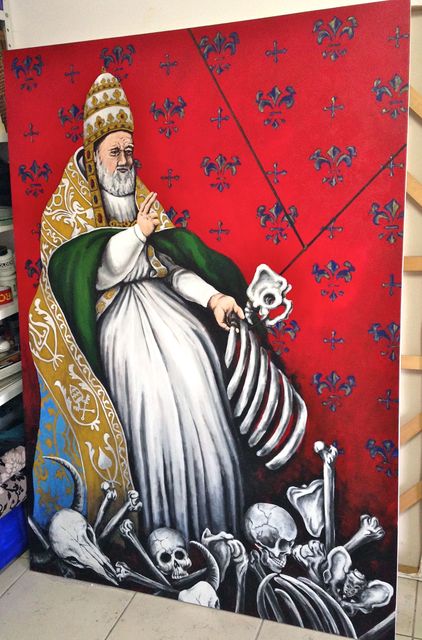 Evandro Prado, ‘Série "Synodus Horrenda", Papa Estevão VII’, 2015, Tramas Galeria de Arte