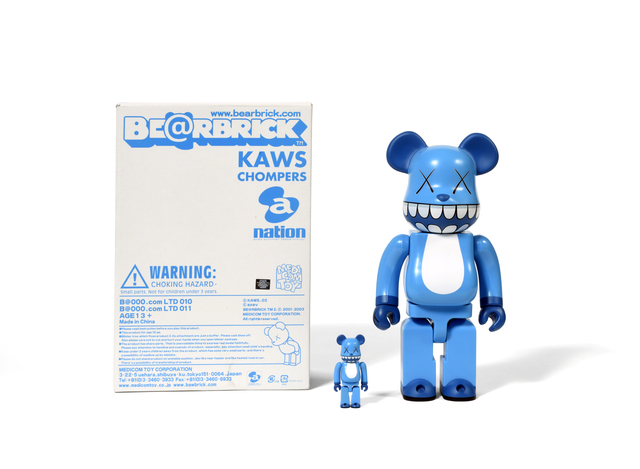 bearbrick kaws chomper