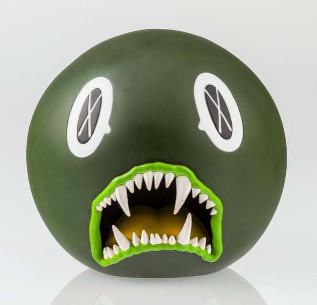 KAWS, ‘Cat Teeth Bank (Green)’, 2007, Heritage Auctions