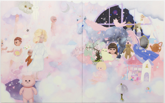 Tomoko Nagai, ‘It might be true’, 2012, Painting, Oil, glitter on canvas, Tomio Koyama Gallery