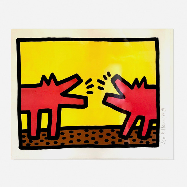 Keith Haring, ‘Barking Dogs from Pop Shop Quad IV’, 1989, Artsy x Wright
