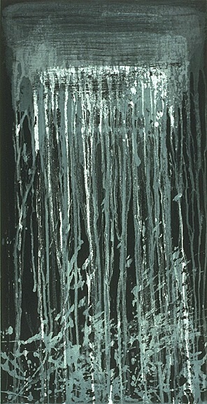 Pat Steir, ‘Blue and White Waterfall’, 1993, Crown Point Press