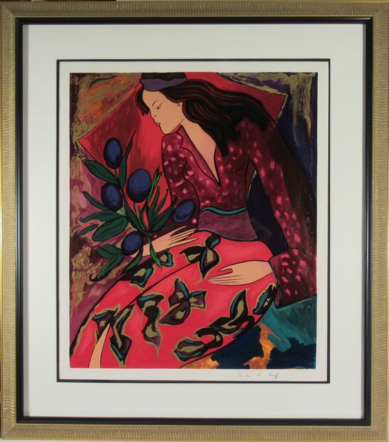 Linda Le Kinff Untitled Woman With Tulips Ca 1990 Available For Sale Artsy