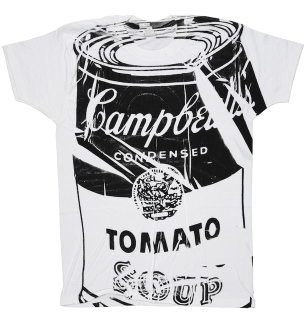 Andy Warhol, ‘Campbell's Soup Can (Tomato)’, ca. 1981, Print, Silkscreen, ink, cotton, Artificial Gallery