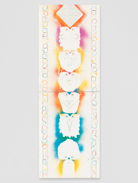 Alighiero Boetti, ‘Totem’, 1988-1989, Galerie Andrea Caratsch