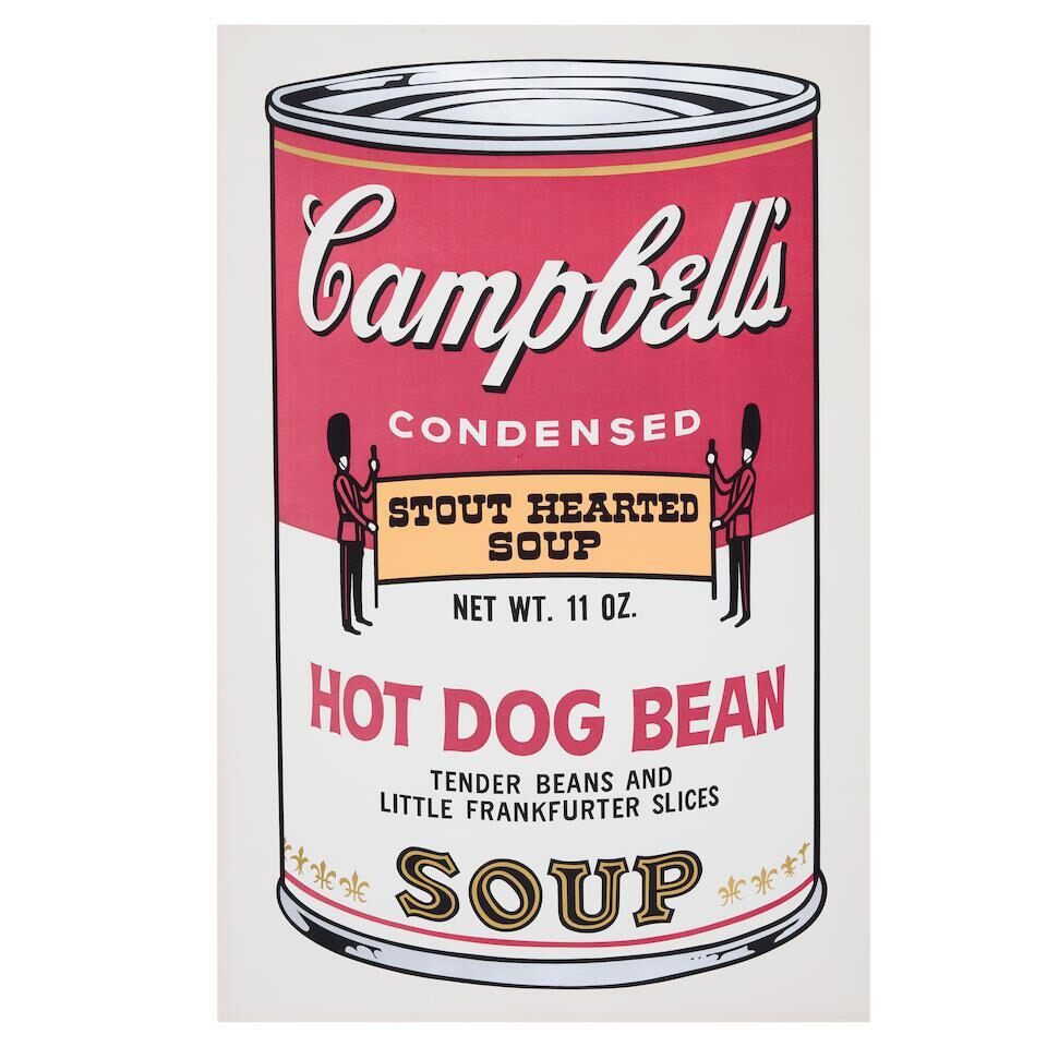 Andy Warhol - Hot Dog Bean, from Campbell's Soup II (Feldman & Schellmann II.59)