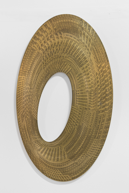Vasco Mourão, ‘Elipse III’, 2019, Mixed Media, Ink on 1.5mm brass sheet, Underdogs Gallery