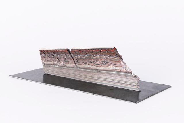 Bernardo Montoya, ‘Point Neuf- corte estratigráfico roca líquida tomado in situ- cañán de las delicias-Purgatory Planet, Instituto Arte y Maravillas’, 2019, Salón Comunal