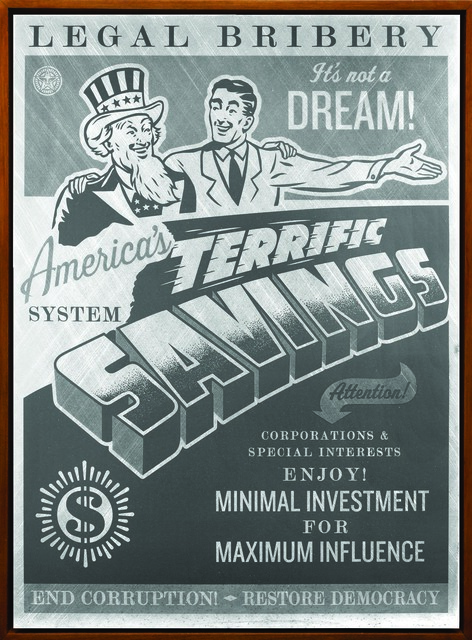 Shepard Fairey, ‘America’s Savings’, 2016, Underdogs Gallery