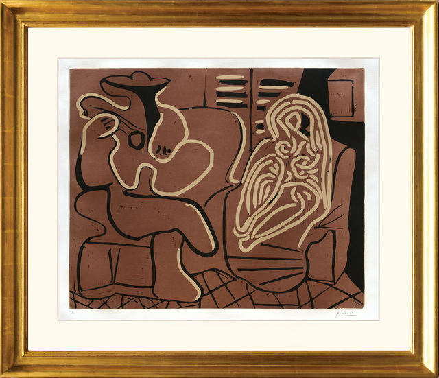 Pablo Picasso, ‘Femme dans un Fauteuil et Guitariste’, 1959, Peter Harrington Gallery
