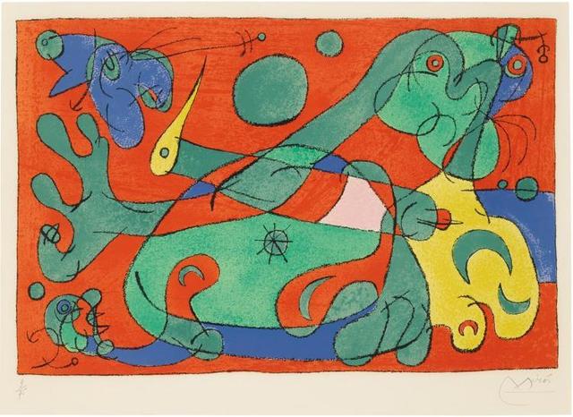 Joan Miró, ‘Ubu Roi: Plate X’, 1966, Upsilon Gallery