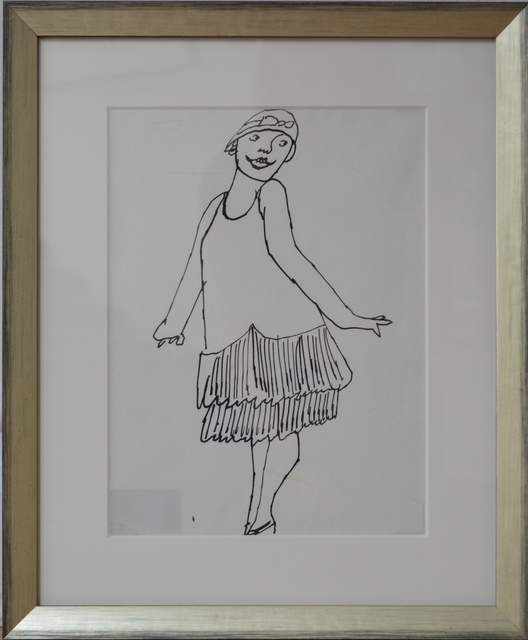 Andy Warhol, ‘Untitled (Female Figure)’, ca. 1956, Long-Sharp Gallery
