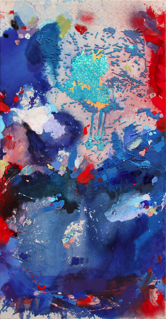 Yassine Mekhnache, ‘Untitled’, 2017, Painting, Mixed media and embroideries on canvas, David Bloch Gallery