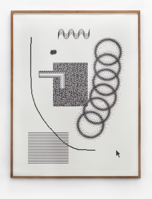 Arno Beck, ‘Algorythmics’, 2018, Drawing, Collage or other Work on Paper, Drawing on laid paper, Falko Alexander