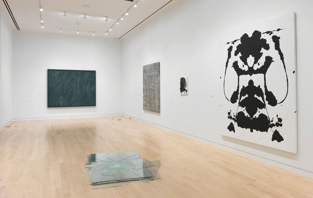 Artworks, clockwise from bottom center: © 2017 Barry Le Va; © 2017 Joel Shapiro / Artists Rights Society (ARS), New York; © Cy Twombly Foundation; © Jack Whitten, courtesy the artist and Hauser & Wirth; © Josh Smith; © 2017 The Andy Warhol Foundation for the Visual Arts, Inc. / Artists Rights Society (ARS), New York. Photo by Rob McKeever. Courtesy Gagosian. Artworks, clockwise from bottom center: © 2017 Barry Le Va; © 2017 Joel Shapiro / Artists Rights Society (ARS), New York; © Cy Twombly Foundation; © Jack Whitten, courtesy the artist and Hauser & Wirth; © Josh Smith; © 2017 The Andy Warhol Foundation for the Visual Arts, Inc. / Artists Rights Society (ARS), New York. Photo by Rob McKeever. Courtesy Gagosian.