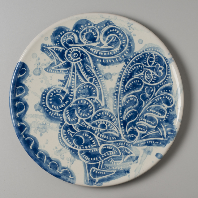 Carlos Luna, ‘Talavera Plate’, 2010, Heather James Fine Art