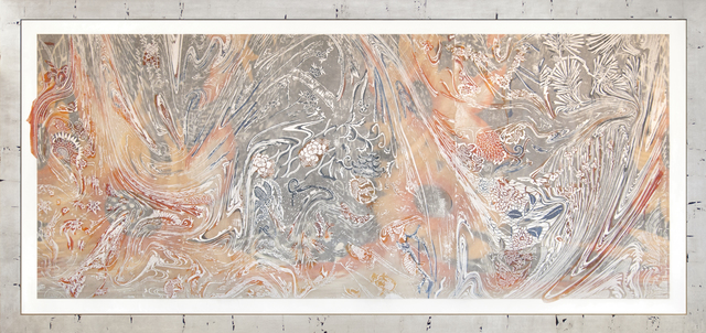 Judy Pfaff, ‘Afternoon Raga’, 2017, Mixed Media, Woodcut, hand-painted dye, colored silver leaf, Robischon Gallery