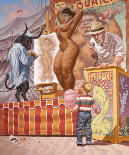 Todd Schorr, ‘Lessons in Ballyhoo’, 2012, Painting, Acrylic on Canvas, KP Projects