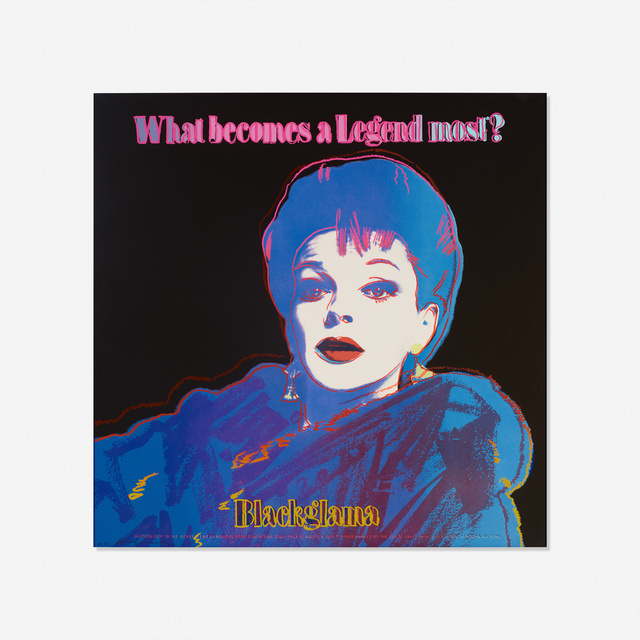 Andy Warhol, ‘Blackglama (Judy Garland) from the Ads portfolio’, 1985, Print, Screenprint in colors, Rago/Wright