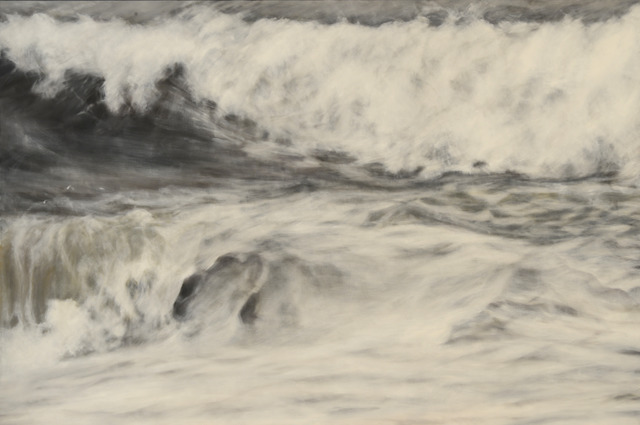 Clifford Smith, ‘Gray Surf IV’, 2013, Painting, Oil on linen, Gerald Peters Gallery