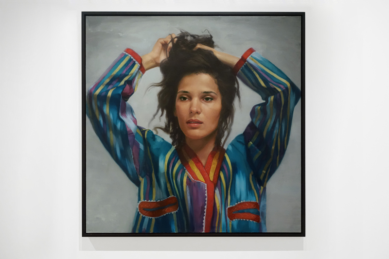 Sharon Sprung, ENTANGLED, Oil on Panel, 40" x 40" Sharon Sprung, ENTANGLED, Oil on Panel, 40" x 40"