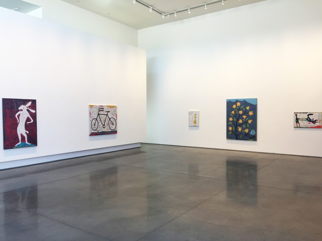 John Randall Nelson's paintings in the main gallery. John Randall Nelson's paintings in the main gallery.