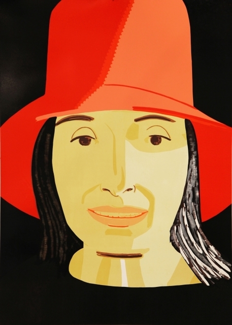 Alex Katz, ‘Red Hat Ada’, 2015, Vertu Fine Art