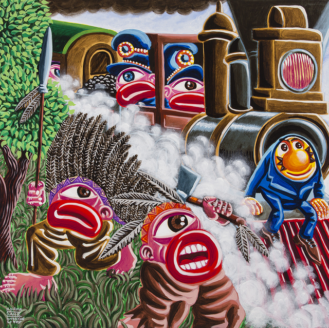 Hervé Di Rosa, ‘Apparition Go West’, 2016, Galerie Christiane Vallé