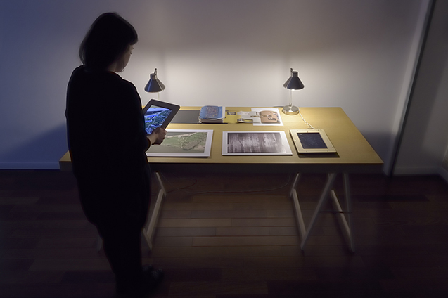 Masaki Fujihata, Voices of Aliveness, 2012-2015, installation with Augmented Reality
Masaki Fujihata, Voices of Aliveness, 2012-2015, installation with Augmented Reality