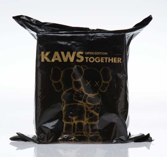 KAWS, ‘Together (Black)’, 2018, Sculpture, Painted cast vinyl, Heritage Auctions
