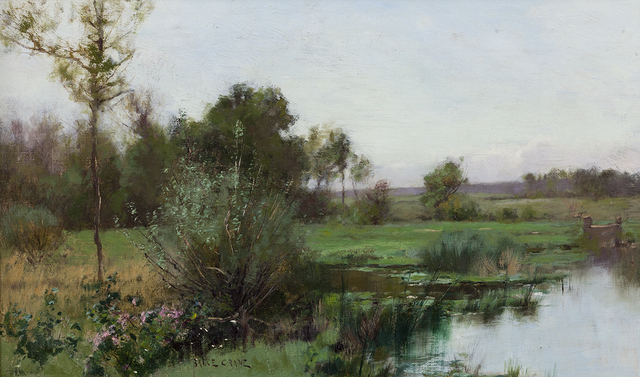 Bruce Crane, ‘Meadow in Spring’, 1880-1889, Montclair Art Museum