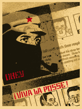 Shepard Fairey, ‘Marcos Diagram’, 2003, Black Book Gallery
