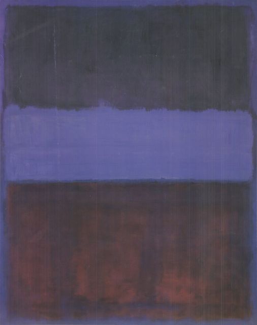 Mark Rothko | No. 61 (Brown, Blue, Brown on Blue) ((Date unknown)) | Artsy