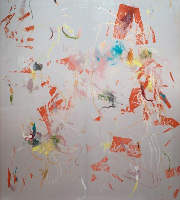 Bas van den Hurk, ‘The Snake has a body beautiful, and the Elephant is the Lord II’, 2016, Painting, Silkscreen, oil paint and pigmnet powder on silk, NAVA Contemporary