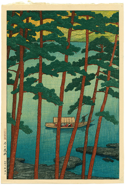 Kawase Hasui, ‘Winter at Arashi’, 1921, Print, Rijksmuseum
