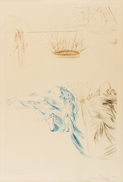 Salvador Dalí, ‘Le Testament de Tristan (Field 70-10U; M&L 426b)’, 1970, Print, Etching printed in colours, Forum Auctions