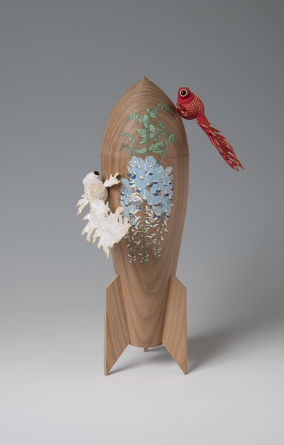 Yoshiki Masuda, ‘Wisteria and Flaming Goldfish’, 2019, SEIZAN Gallery