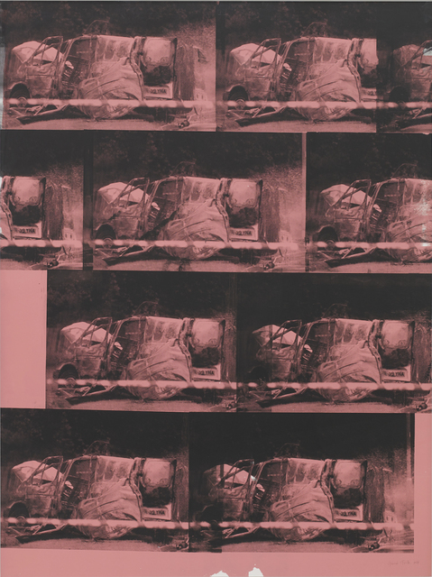 Gavin Turk, ‘Transit Disaster Black on Pink’, 2018, Alex Daniels - Reflex Amsterdam