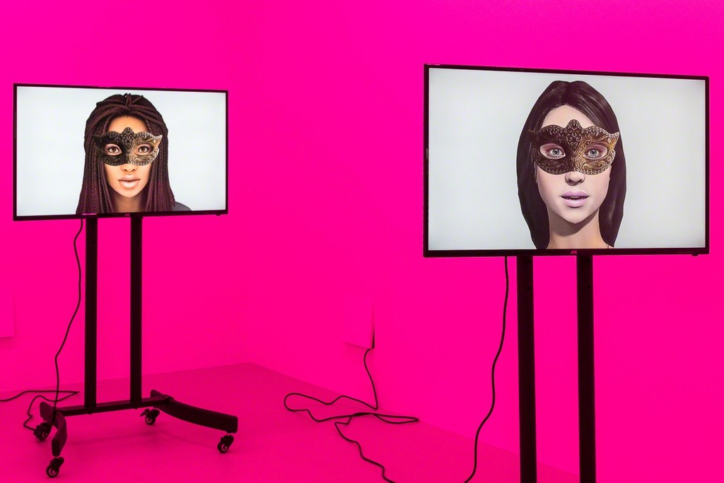 Installation view of !Mediengruppe Bitnik ‘Are You Online Now?’ at Annka Kultys Gallery, London 2017. Photo: Annka Kultys Gallery (Damian Griffiths) Installation view of !Mediengruppe Bitnik ‘Are You Online Now?’ at Annka Kultys Gallery, London 2017. Photo: Annka Kultys Gallery (Damian Griffiths)