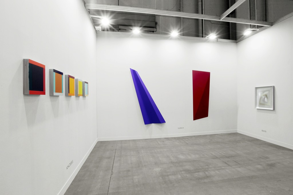 Imi Knoebel, Wolfram Ullrich, Alberto Biasi. Cortesy Dep Art Gallery photo by Bruno Bani Imi Knoebel, Wolfram Ullrich, Alberto Biasi. Cortesy Dep Art Gallery photo by Bruno Bani
