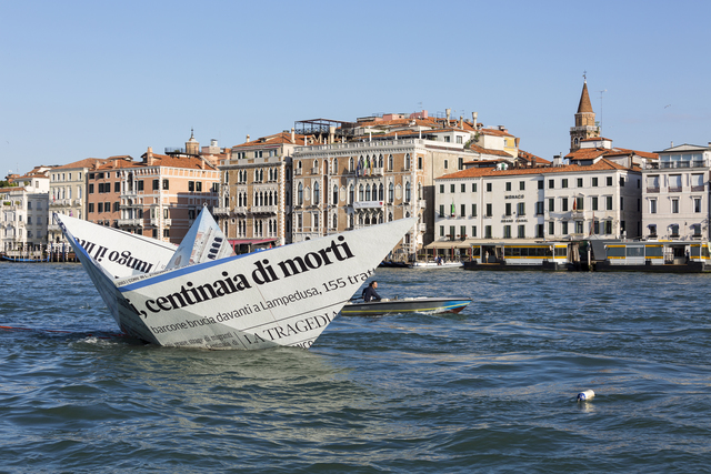 Vik Muniz, ‘Lampedusa’, 2015, Installation, Parrish Art Museum