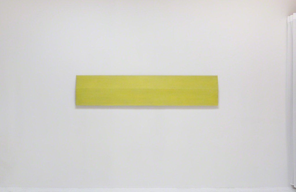 Roy Thurston, '2015-1', 2015, yellow silicone on aluminum panel, 72 x 30 x 1.6 inches Roy Thurston, '2015-1', 2015, yellow silicone on aluminum panel, 72 x 30 x 1.6 inches
