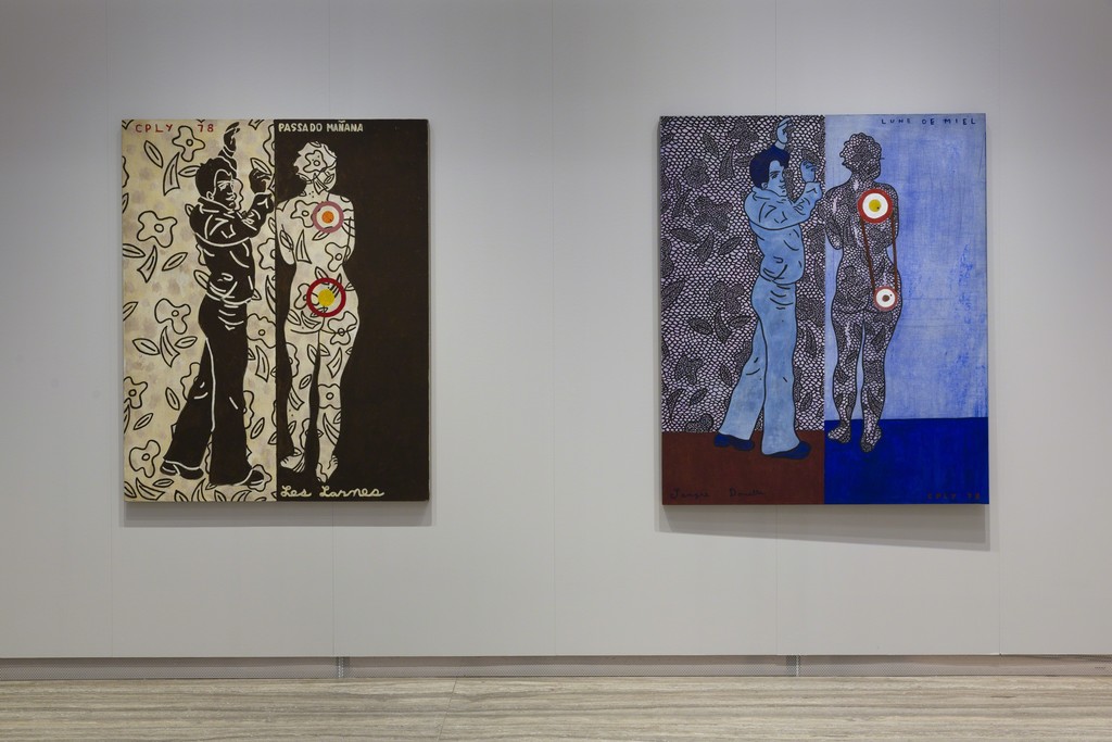 “William N. Copley” View of the exhibition 20 October 2016 – 8 January 2017. Left: William N. Copley Passado Mañana, 1978. Right: William N. Copley Lune de Miel, 1978. Fondazione Prada, Milan. Photo Roberto Marossi. Courtesy Fondazione Prada “William N. Copley” View of the exhibition 20 October 2016 – 8 January 2017. Left: William N. Copley Passado Mañana, 1978. Right: William N. Copley Lune de Miel, 1978. Fondazione Prada, Milan. Photo Roberto Marossi. Courtesy Fondazione Prada